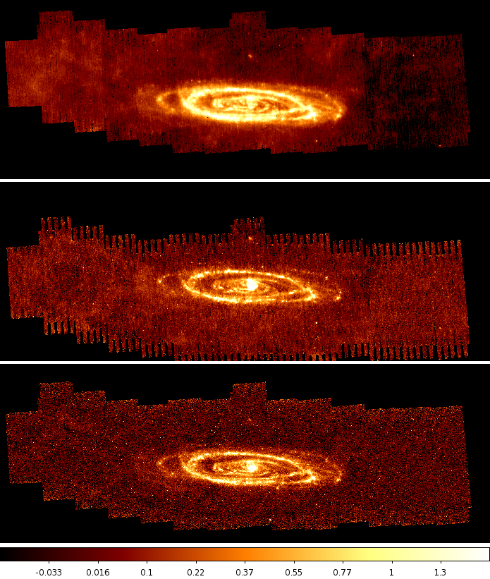MIPS 24, 70, 160 micron images
